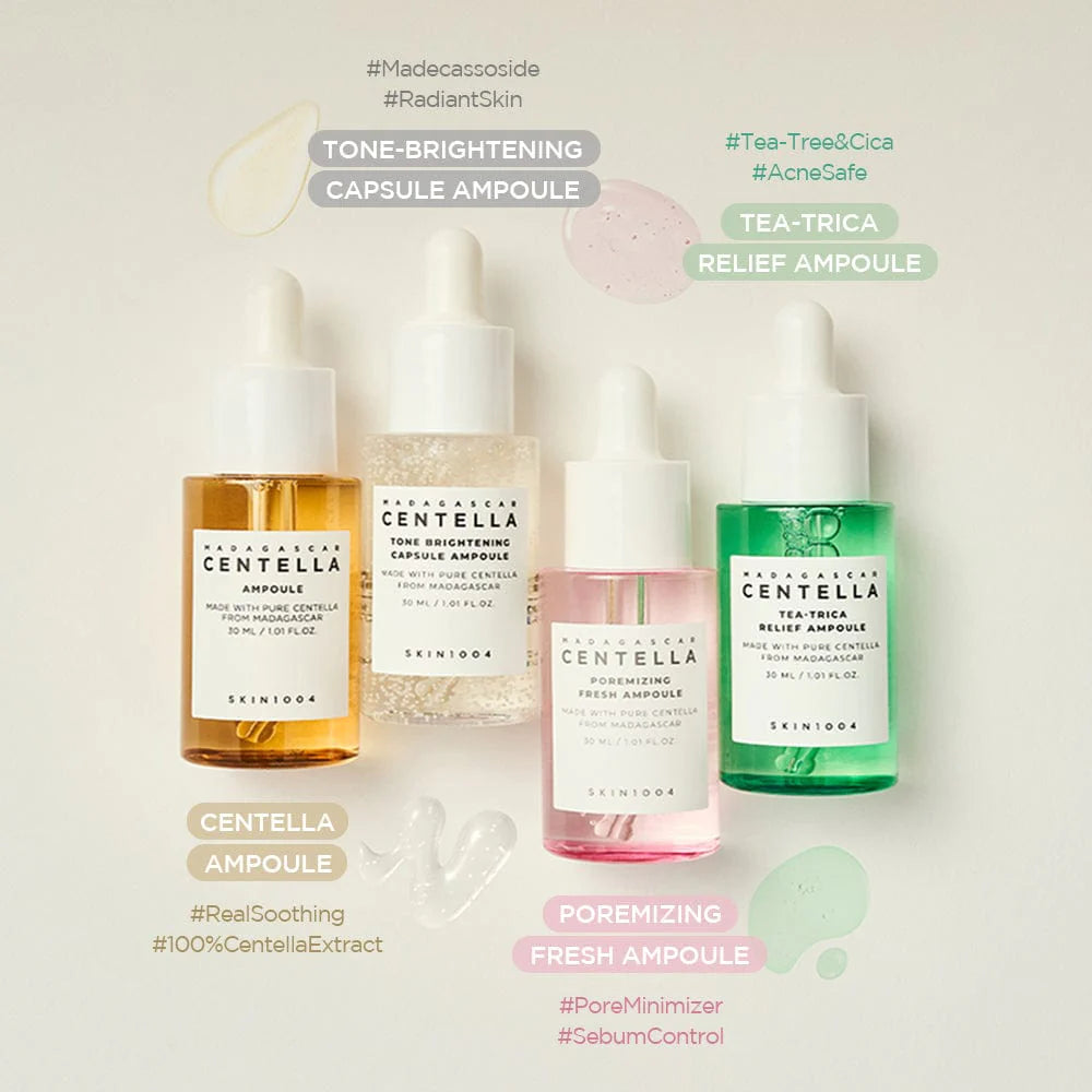Madagascar Centella Ampoule Kit (Kit con 4 Tipos de Suero)