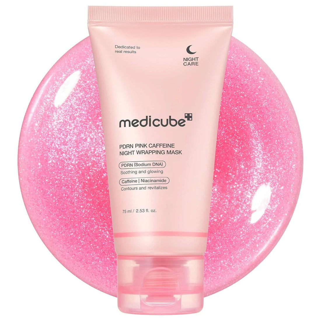 PDRN Pink Caffeine Night Wrapping Mask (Mascarilla de Noche con Caffeína)