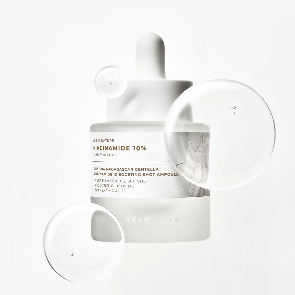 Madagascar Centella Niacinamide 10 Boosting Shot Ampoule (Suero Iluminador para Poros)