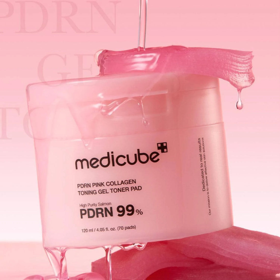 PDRN Pink Collagen Toning Gel Toner Pad (Pads de Tónico Reafirmantes)